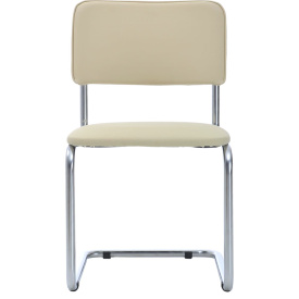 Сильвия BOX5 стул (Кожа иск., DO, №122 (кремовый), CH)